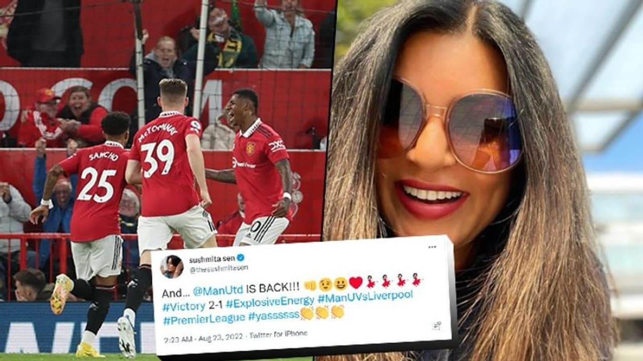 Sushmita Sen's tweet on Man United's win sparks meme fest; supporters ask 'tum kabse fan ban gayi?'