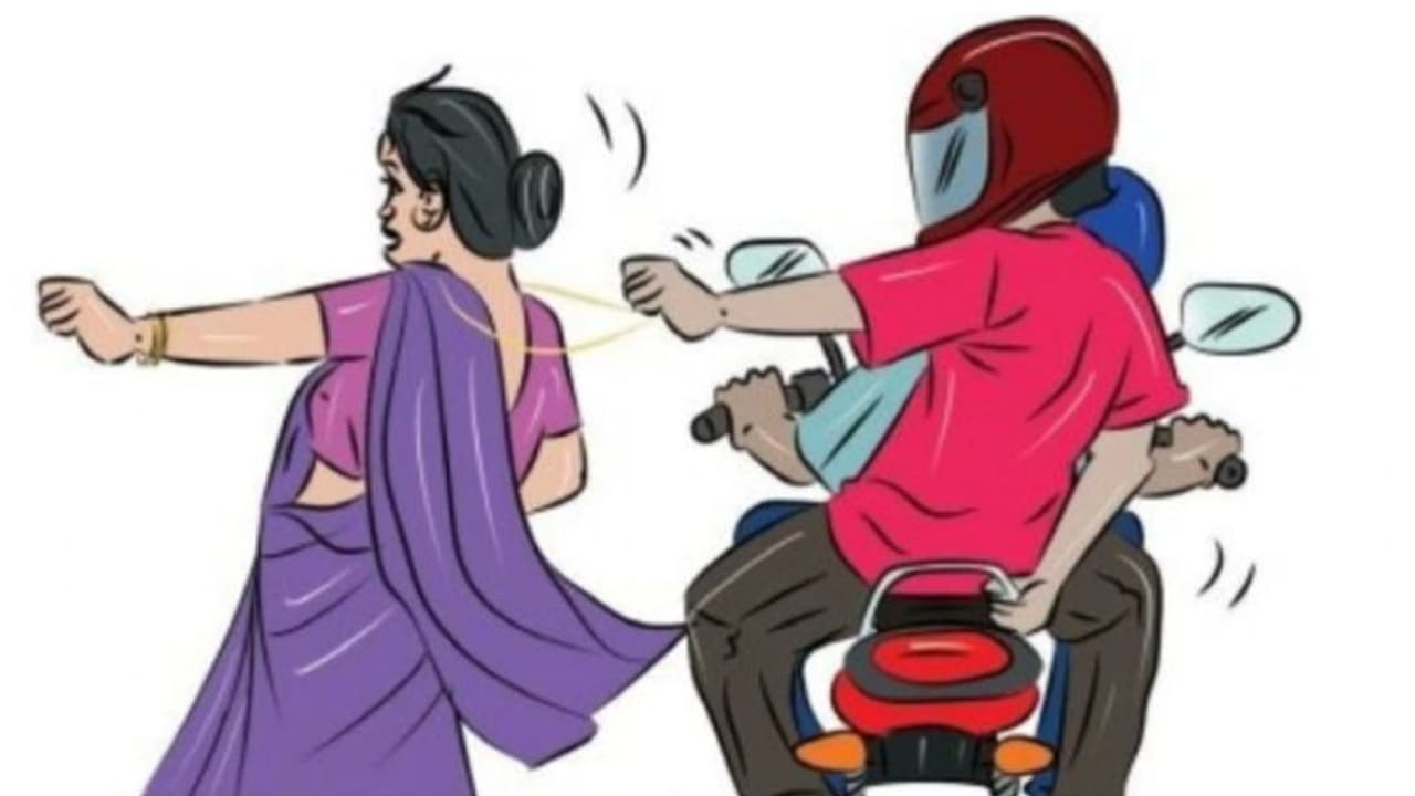  ബൈക്കിലെത്തി കാൽ നടയാത്രികയുടെ മാല പൊട്ടിച്ചു; കവര്‍ച്ച തൃശ്ശൂരില്‍