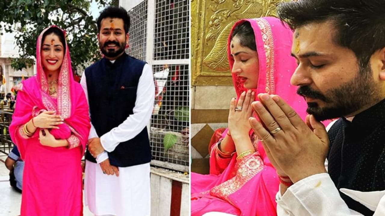 पति के साथ मां का आशीर्वाद लेने नैना देवी मंदिर पहुंची यामी गौतम, ट्रेडिशनल लुक में दिखी खूबसूरत