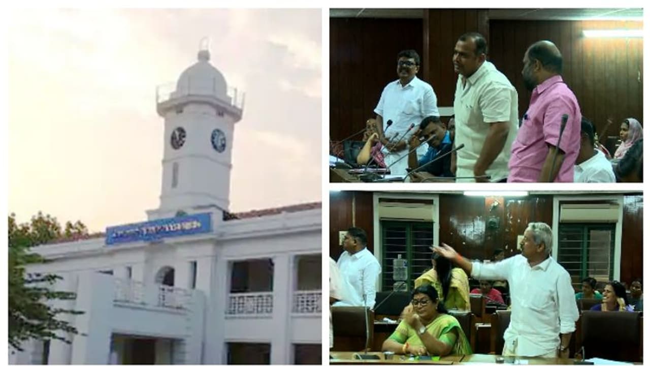 രാഷ്ട്രീയം നോക്കിയാണ് ഷാഫി പറമ്പിൽ ഫണ്ട് അനുവദിക്കുന്നതെന്ന് ബിജെപി; പാലക്കാട് നഗരസഭയിൽ ബഹളം