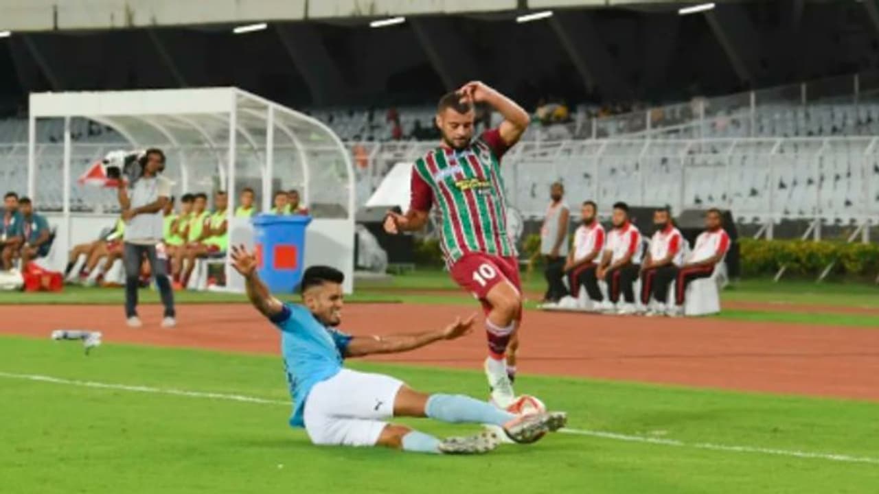 ফের লিড ধরে রাখতে ব্যর্থ, ডুরান্ডে মুম্বইয়ের বিরুদ্ধে জয় অধরা থেকে গেল এটিকে মোহনবাগানের ফের লিড ধরে রাখতে ব্যর্থ, ডুরান্ডে মুম্বইয়ের বিরুদ্ধে জয় অধরা থেকে গেল এটিকে মোহনবাগানের