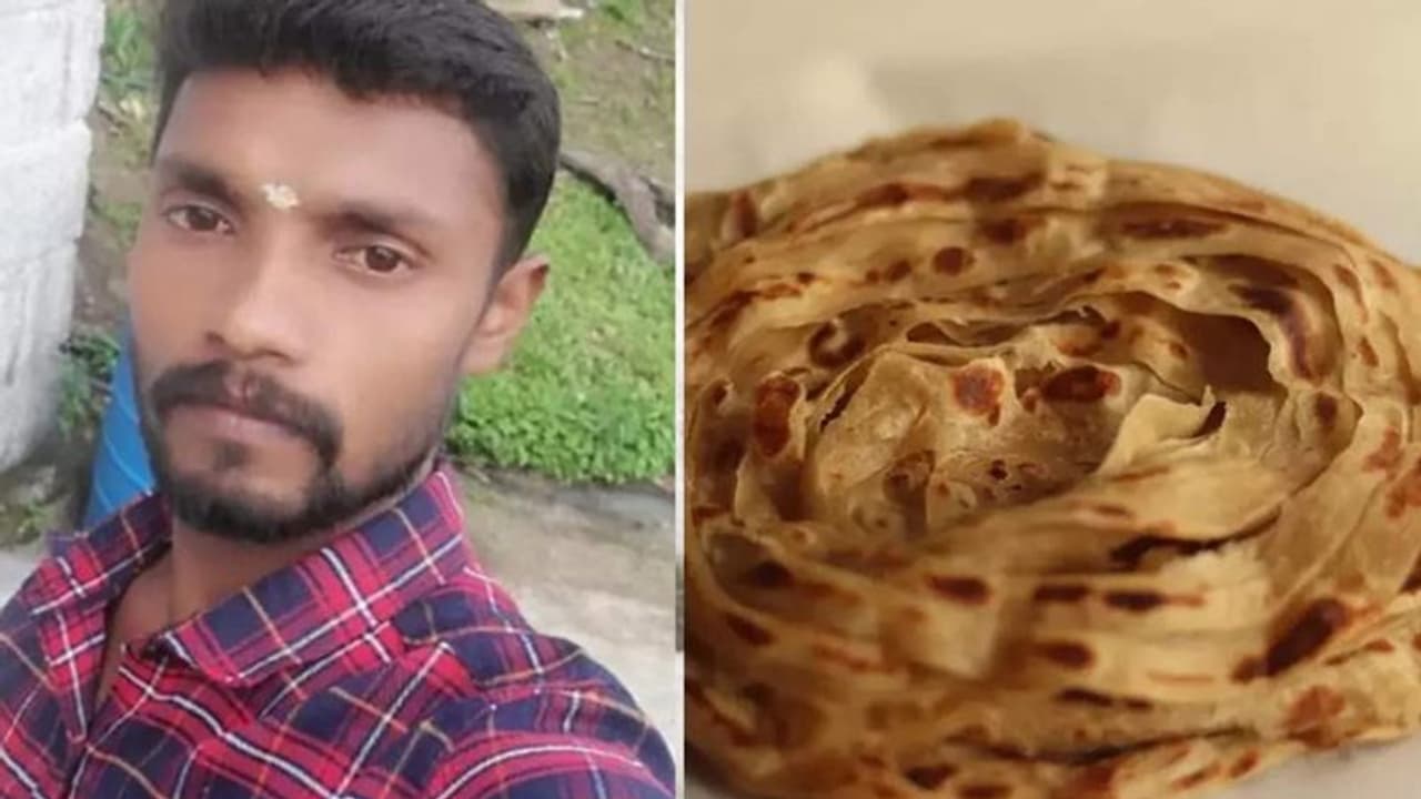 சாப்பிக்கொண்டிருந்த போது தொண்டையில் சிக்கிய பரோட்டோ.. துடிதுடித்து உயிரிழந்த வாலிபர்.. சாப்பிக்கொண்டிருந்த போது தொண்டையில் சிக்கிய பரோட்டோ.. துடிதுடித்து உயிரிழந்த வாலிபர்..