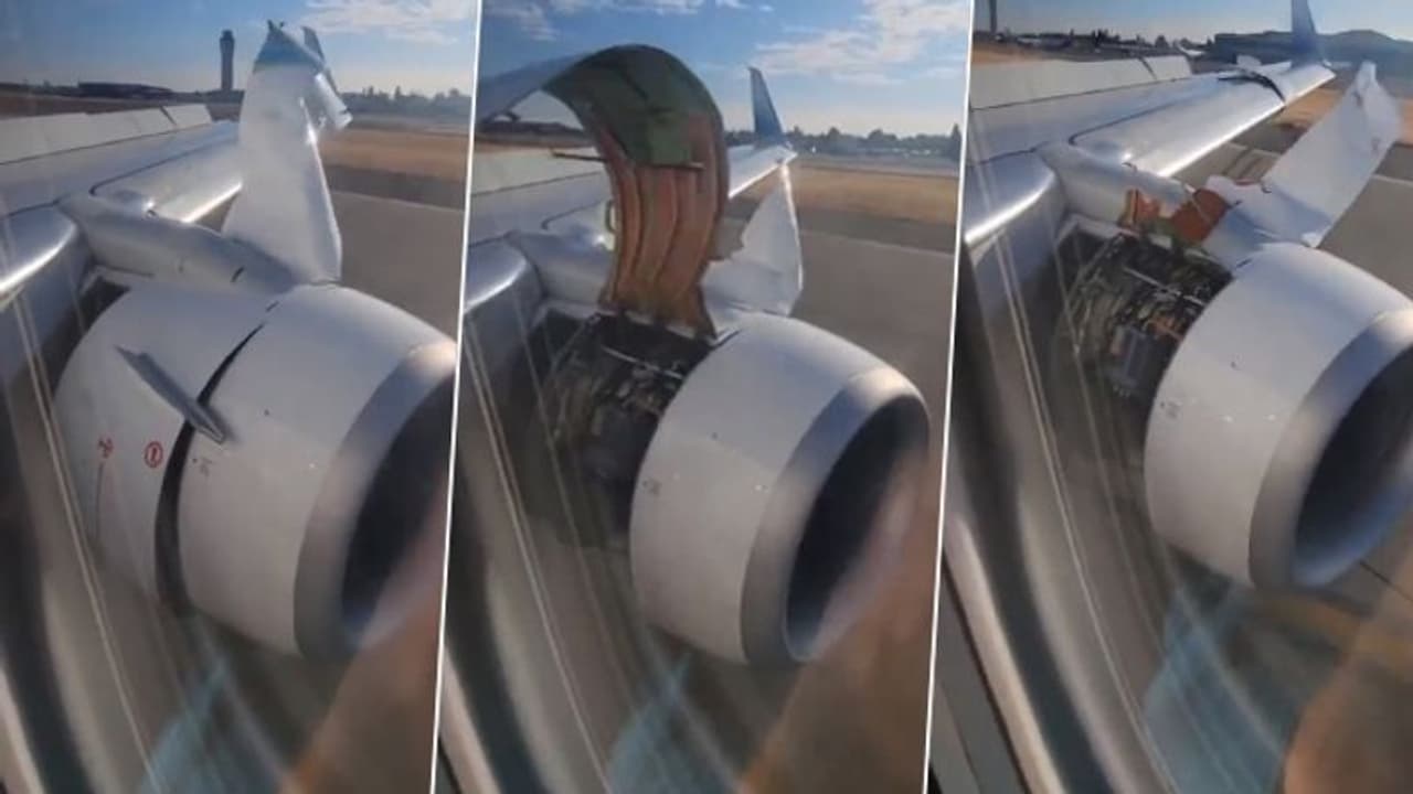 Alaska Airlines flight’s engine cover comes off mid air, makes emergency landing; video goes viral