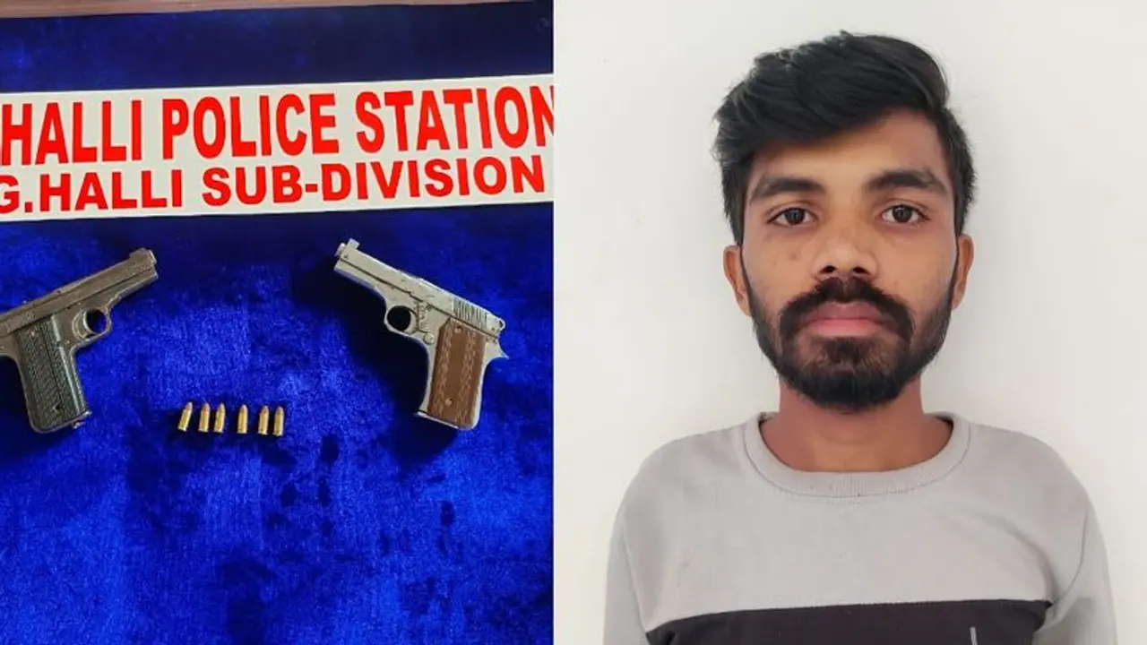 ಬೆಂಗಳೂರಲ್ಲಿ ವೆಪನ್ ಡೀಲರ್ ಅರೆಸ್ಟ್: ಗಣೇಶ ಹಬ್ಬ ವೇಳೆ ಗಲಭೆ ಸೃಷ್ಟಿಸಲು ಪ್ಲಾನ್? ಬೆಂಗಳೂರಲ್ಲಿ ವೆಪನ್ ಡೀಲರ್ ಅರೆಸ್ಟ್: ಗಣೇಶ ಹಬ್ಬ ವೇಳೆ ಗಲಭೆ ಸೃಷ್ಟಿಸಲು ಪ್ಲಾನ್?