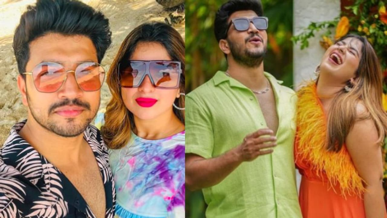 'ഏഴ് വർഷം കടന്നു പോയി'; വിവാഹ വാര്‍ഷികം ആഘോഷിച്ച് ജീവയും അപര്‍ണയും; വീഡിയോ