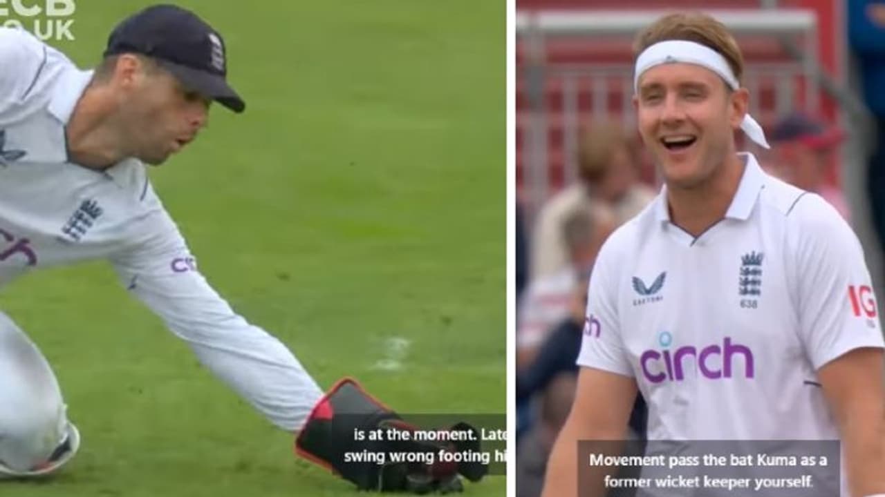 പാമ്പ് ഇഴയുമോ ഇതുപോലെ? ഇംഗ്ലണ്ട് വിക്കറ്റ് കീപ്പര് ബെന് ഫോക്സിനെ അമ്പരപ്പിച്ച് ബ്രോഡിന്റെ പന്ത് വീഡിയോ പാമ്പ് ഇഴയുമോ ഇതുപോലെ? ഇംഗ്ലണ്ട് വിക്കറ്റ് കീപ്പര് ബെന് ഫോക്സിനെ അമ്പരപ്പിച്ച് ബ്രോഡിന്റെ പന്ത് വീഡിയോ