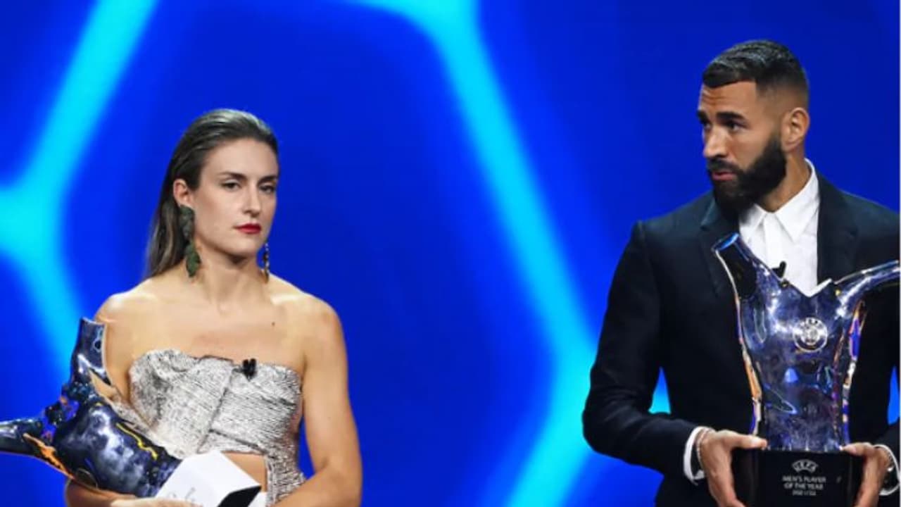 യുവേഫ പുരസ്‌കാരങ്ങള്‍: യൂറോപ്പിന്‍റെ രാജാവായി ബെന്‍സേമ, അലക്‌സിയ മികച്ച വനിതാ താരം, ആഞ്ചലോട്ടി പരിശീലകന്‍ 