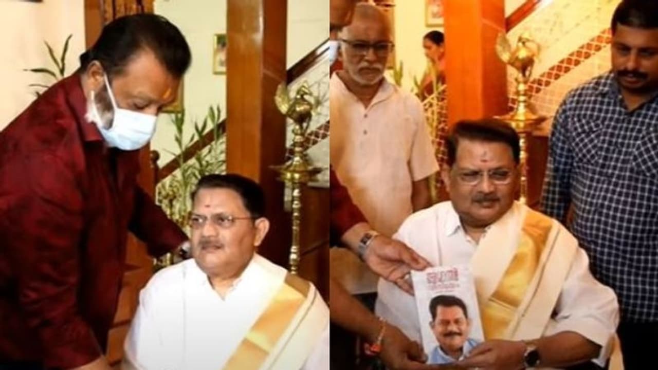 ജ​ഗതിക്ക് ഓണക്കോടി സമ്മാനിച്ച് സുരേഷ് ​ഗോപി: വീഡിയോ