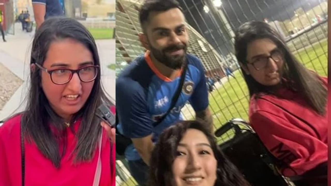 విరాట్ కోహ్లీని కలిసేందుకు పాకిస్తాన్ నుంచి దుబాయ్‌కి... ఆ ఇద్దరి అభిమానుల కల నెరవేర్చిన..