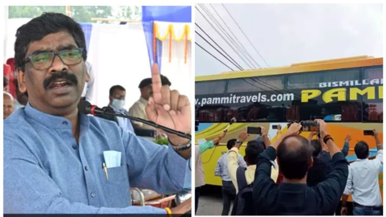 'ഓപ്പറേഷൻ താമര'നീക്കം ? എംഎൽഎമാരെ രഹസ്യകേന്ദ്രത്തിലേക്ക് മാറ്റി; ജാർഖണ്ടിൽ നിർണായക രാഷ്ട്രീയ നീക്കങ്ങൾ 'ഓപ്പറേഷൻ താമര'നീക്കം ? എംഎൽഎമാരെ രഹസ്യകേന്ദ്രത്തിലേക്ക് മാറ്റി; ജാർഖണ്ടിൽ നിർണായക രാഷ്ട്രീയ നീക്കങ്ങൾ