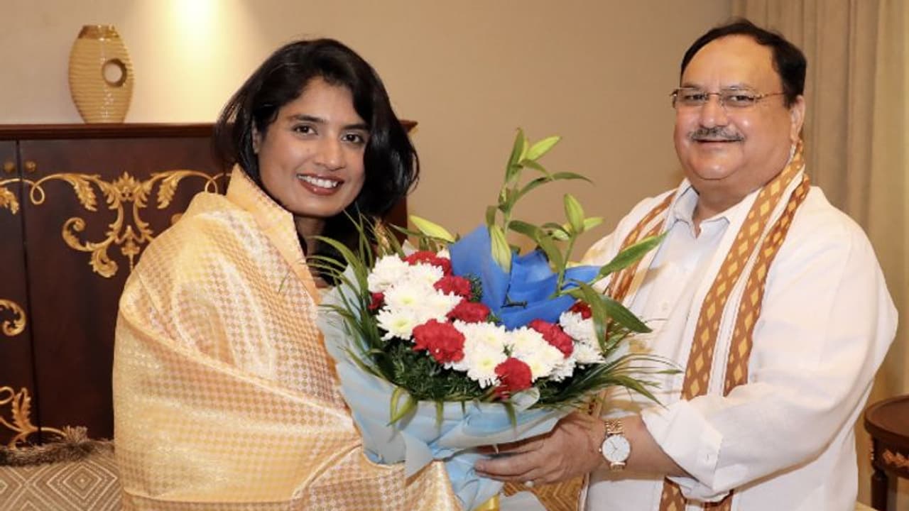 జేపీ నడ్డాతో భేటీపై మిథాలీరాజ్ స్పందన.. ఏమని ట్వీట్ చేశారంటే..