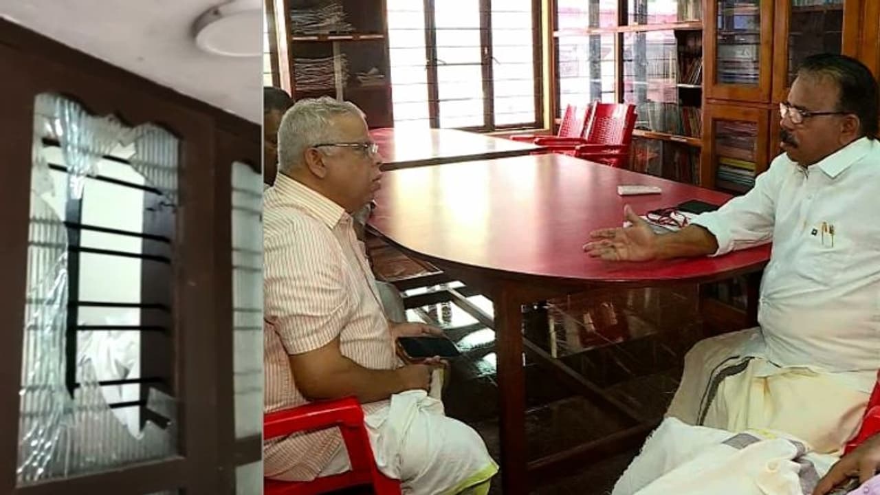 വീട് ആക്രമിച്ചതിന് പിന്നിലും ആർഎസ്എസ് എന്ന് ആനാവൂർ; ജില്ലാ സെക്രട്ടറിയെ വകവരുത്താനായിരുന്നു ശ്രമമെന്ന് ജയരാജൻ