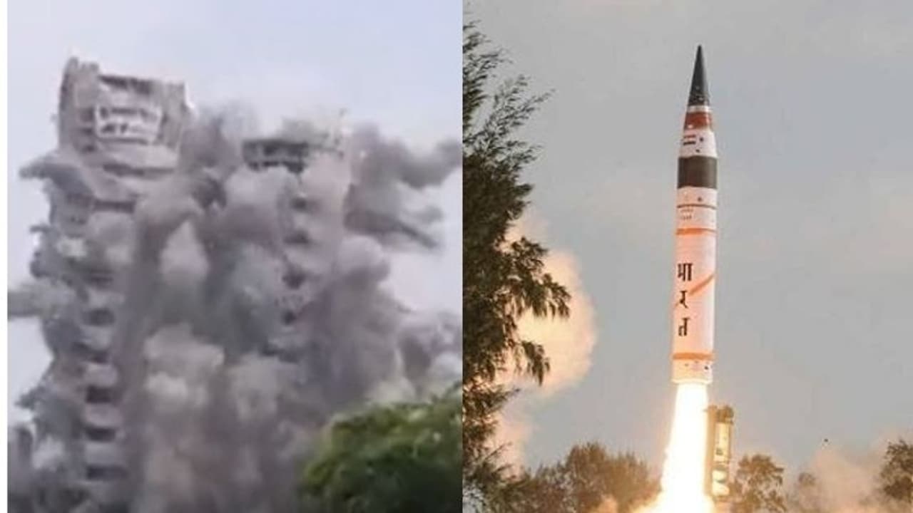 నోయిడా ట్విన్ టవర్స్ కూల్చివేత కోసం 12 బ్రహ్మోస్ మిస్సైల్స్‌కు సమానమైన పేలుడు పదార్థాలు.. షాకింగ్ వివరాలివే