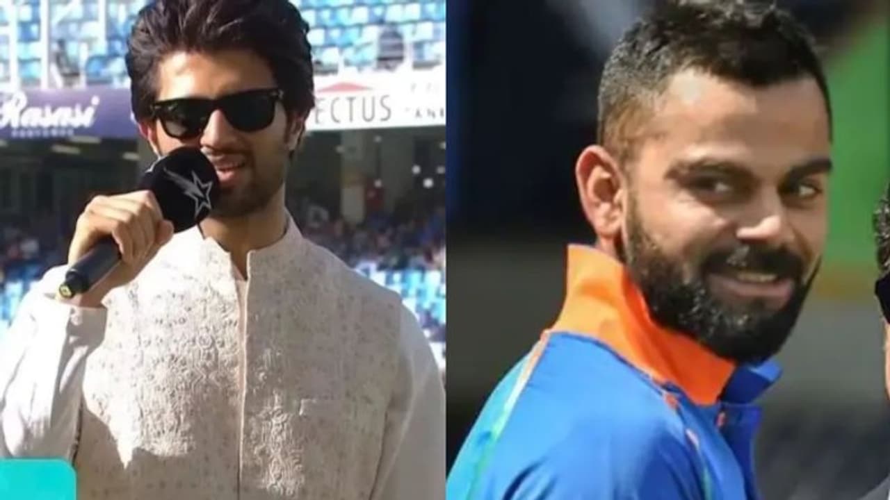 'കോലി ഇന്ന് 50 റൺസ് അടിക്കും'; ഇന്ത്യ പാക് മത്സര ആവേശത്തിൽ വിജയ് ദേവരക്കൊണ്ടയും