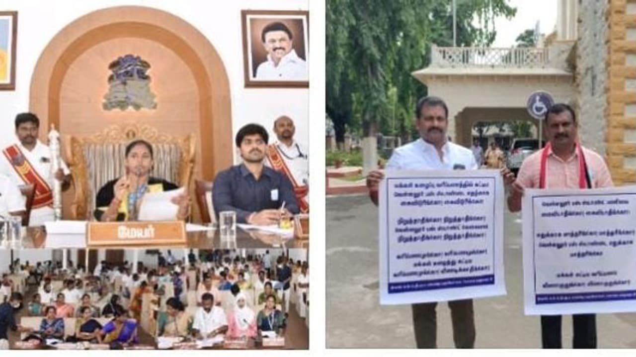 கோவை வெள்ளலூர் பஸ் நிலையம் இட மாற்றமா? அ.தி.மு.க திடீர் போராட்டம்.. பல்டி அடித்த மாநகராட்சி கோவை வெள்ளலூர் பஸ் நிலையம் இட மாற்றமா? அ.தி.மு.க திடீர் போராட்டம்.. பல்டி அடித்த மாநகராட்சி