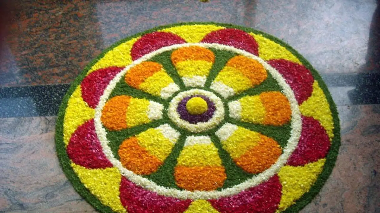 Onam 2023: How to make an easy Pookalam or floral rangoli design; Check here