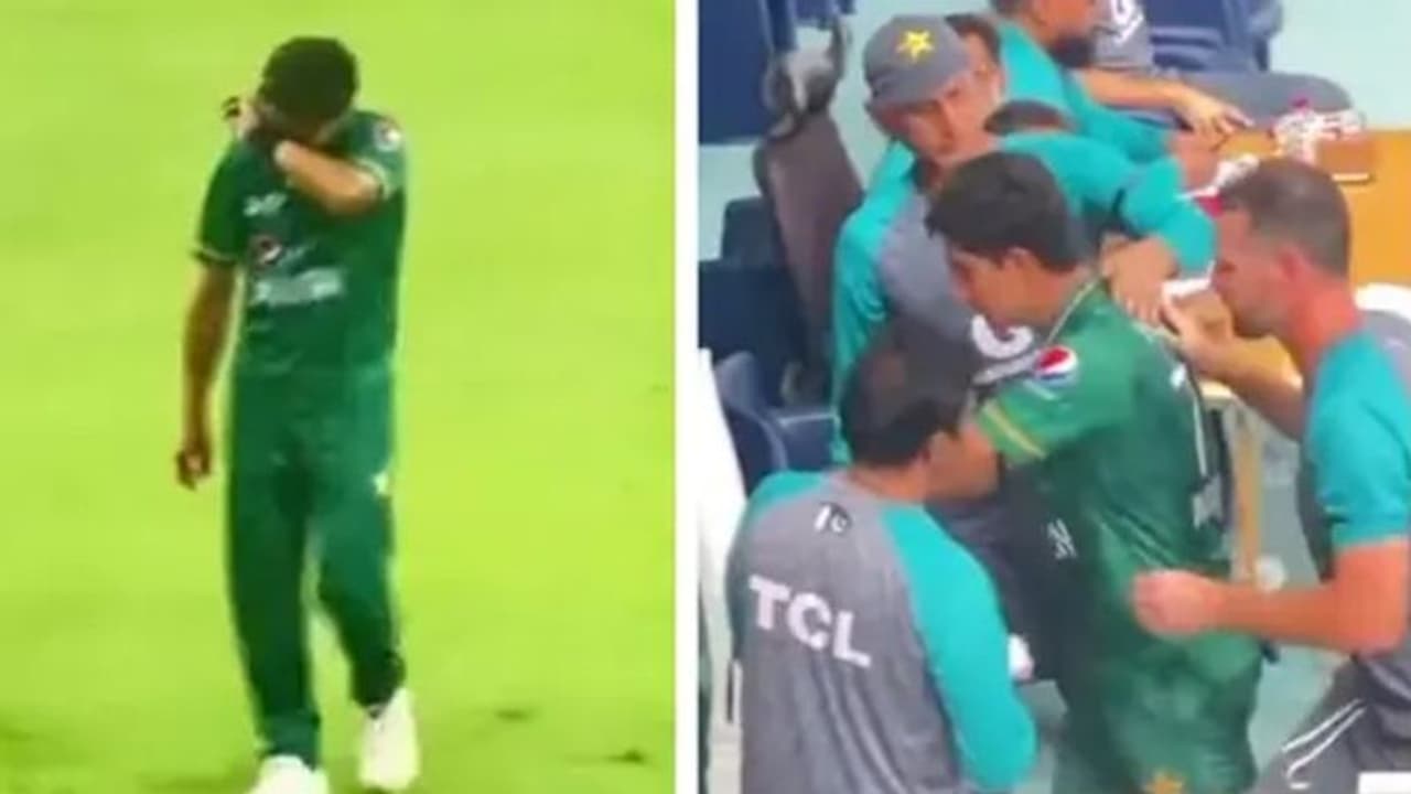 വേദന സഹിച്ച് നാല് ഓവര് പൂര്ത്തിയാക്കി; പിന്നാലെ നസീം ഷാ വിതുമ്പികൊണ്ട ഡഗൗട്ടിലേക്ക് വീഡിയോ വേദന സഹിച്ച് നാല് ഓവര് പൂര്ത്തിയാക്കി; പിന്നാലെ നസീം ഷാ വിതുമ്പികൊണ്ട ഡഗൗട്ടിലേക്ക് വീഡിയോ