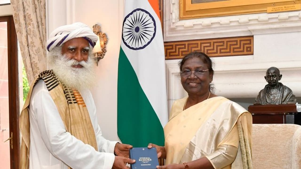 ஜனாதிபதி வழங்கிய அன்பான வரவேற்புக்கு மனமார்ந்த நன்றி சத்குரு