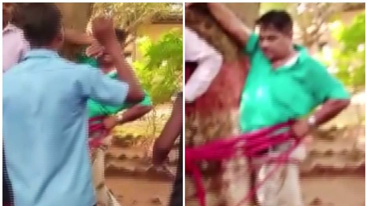 പരീക്ഷയ്ക്ക് മാര്ക്ക് കുറച്ചു; കണക്ക് അധ്യാപകനെ മരത്തില് കെട്ടിയിട്ട് പൊതിരെ തല്ലി വിദ്യാര്ത്ഥികള് പരീക്ഷയ്ക്ക് മാര്ക്ക് കുറച്ചു; കണക്ക് അധ്യാപകനെ മരത്തില് കെട്ടിയിട്ട് പൊതിരെ തല്ലി വിദ്യാര്ത്ഥികള്