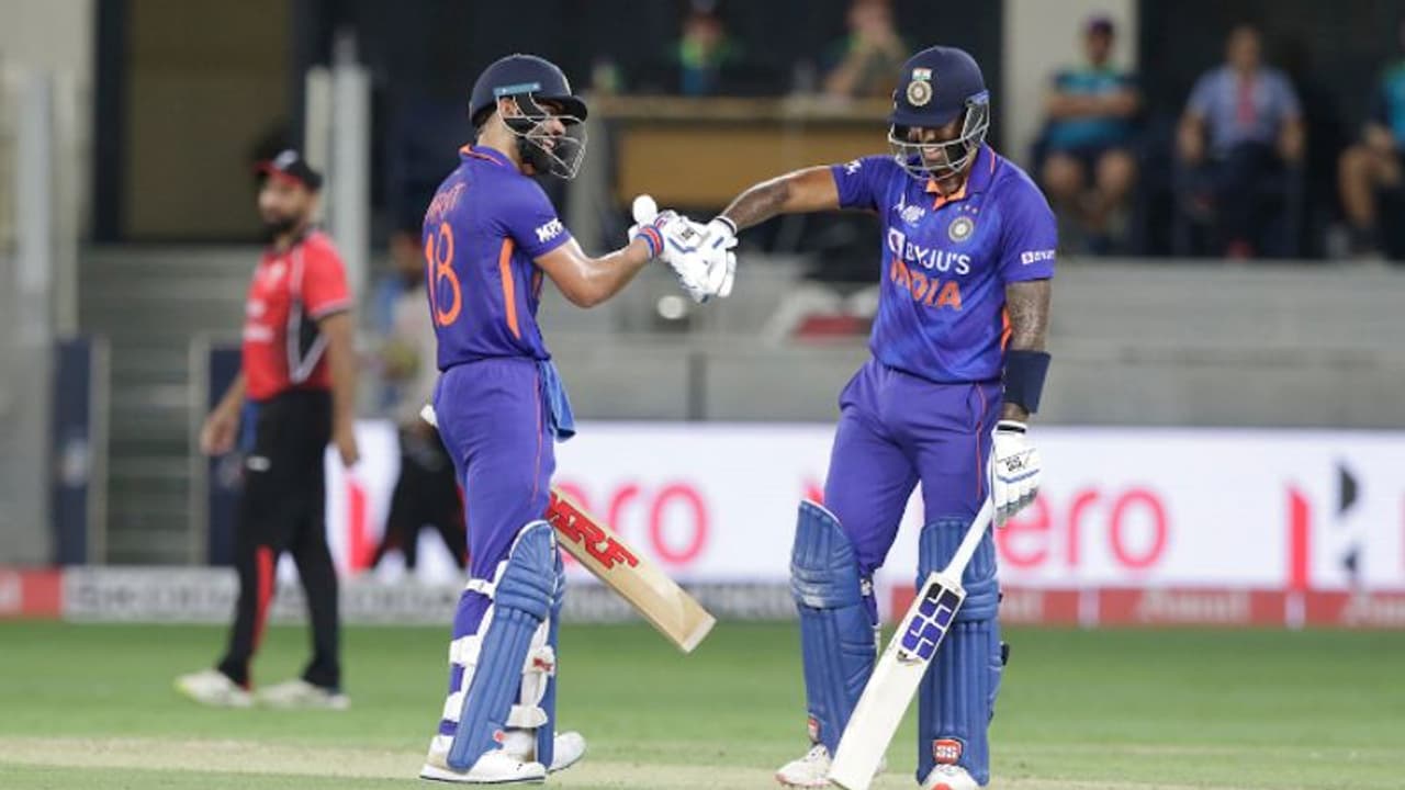 ഏഷ്യാ കപ്പ്: വെടിക്കെട്ടുമായി സൂര്യകുമാര്‍, കോലിക്ക് ഫിഫ്റ്റി,ഇന്ത്യക്കെതിരെ ഹോങ്കോങിന് 193 റണ്‍സ് വിജയലക്ഷ്യം