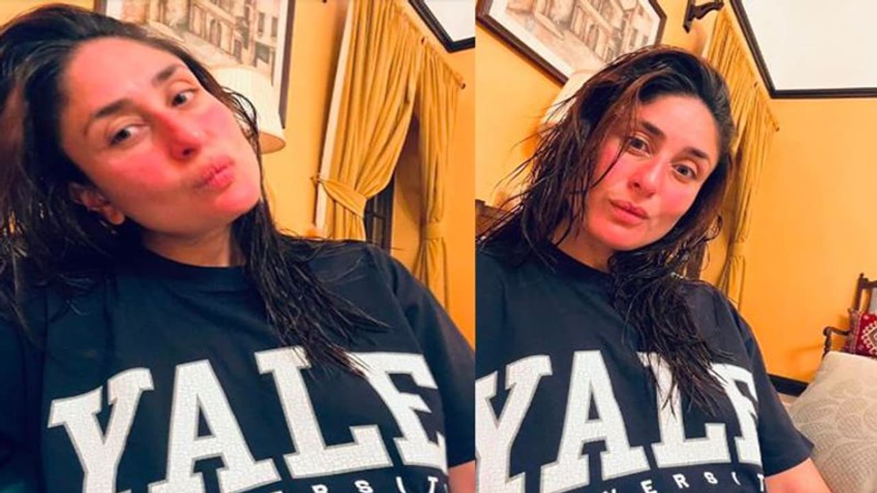 करीना कपूर खान ने गीले बाल लुक में बनाया पाउट तो फैंस ने कहा लाल लाल गाल, देखें बिल्कुल नया अंदाज़ 