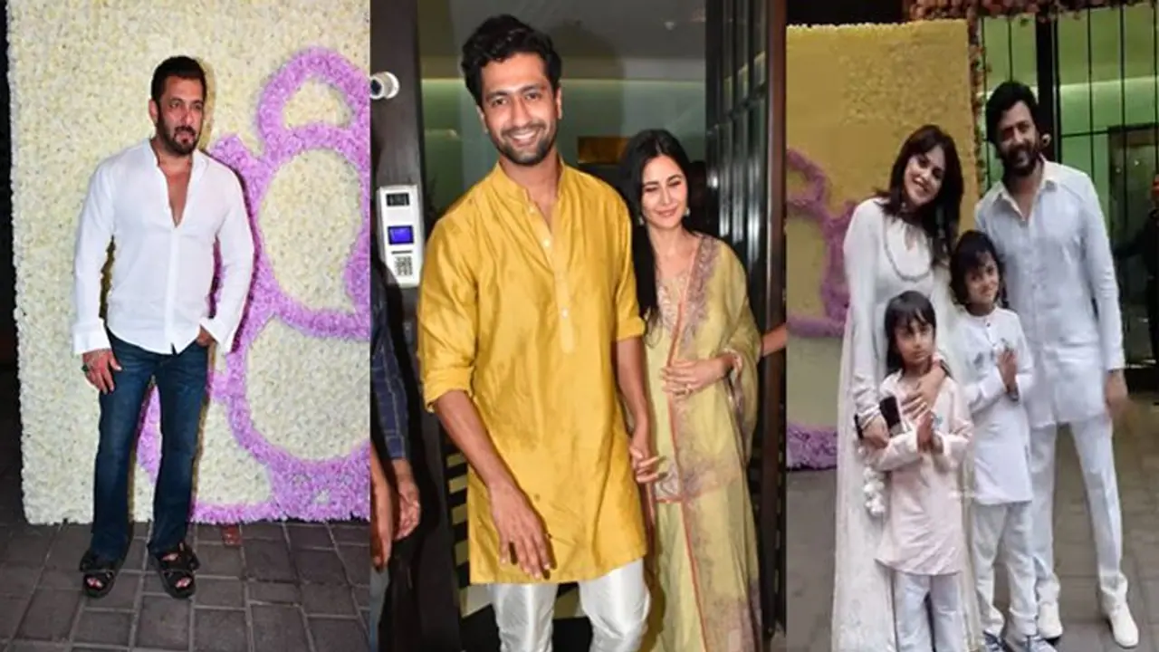 सलमान खान गणपति की पूजा करने पहुंचे बहन अर्पिता के घर, विकी कटरीना सहित ये सेलब्स भी रहे मौजूद, देखें वीडियो सलमान खान गणपति की पूजा करने पहुंचे बहन अर्पिता के घर, विकी कटरीना सहित ये सेलब्स भी रहे मौजूद, देखें वीडियो