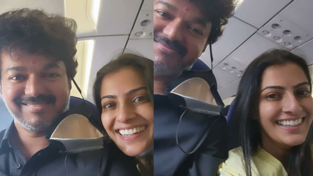 തൊട്ടടുത്ത് സൂപ്പര്താരം വിജയ്, ആവേശം പങ്കുവെച്ച് നടി വരലക്ഷ്മി ശരത്കുമാര് തൊട്ടടുത്ത് സൂപ്പര്താരം വിജയ്, ആവേശം പങ്കുവെച്ച് നടി വരലക്ഷ്മി ശരത്കുമാര്