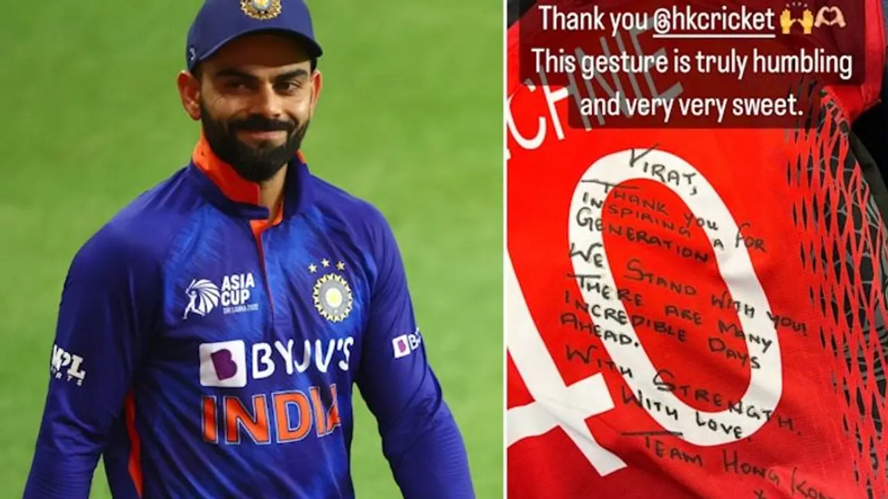 Asia Cup T20 2022: Team Hong Kong's humble gesture wins Virat Kohli, Indian fans' hearts