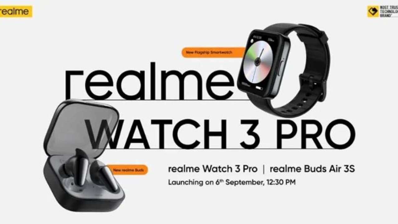 Realme Buds Air 3 और Realme Watch 3 की लॉन्च डेट हुई कन्फर्म, मिलेगी 7 दिन की बैटरी लाइफ, देखें फीचर्स 