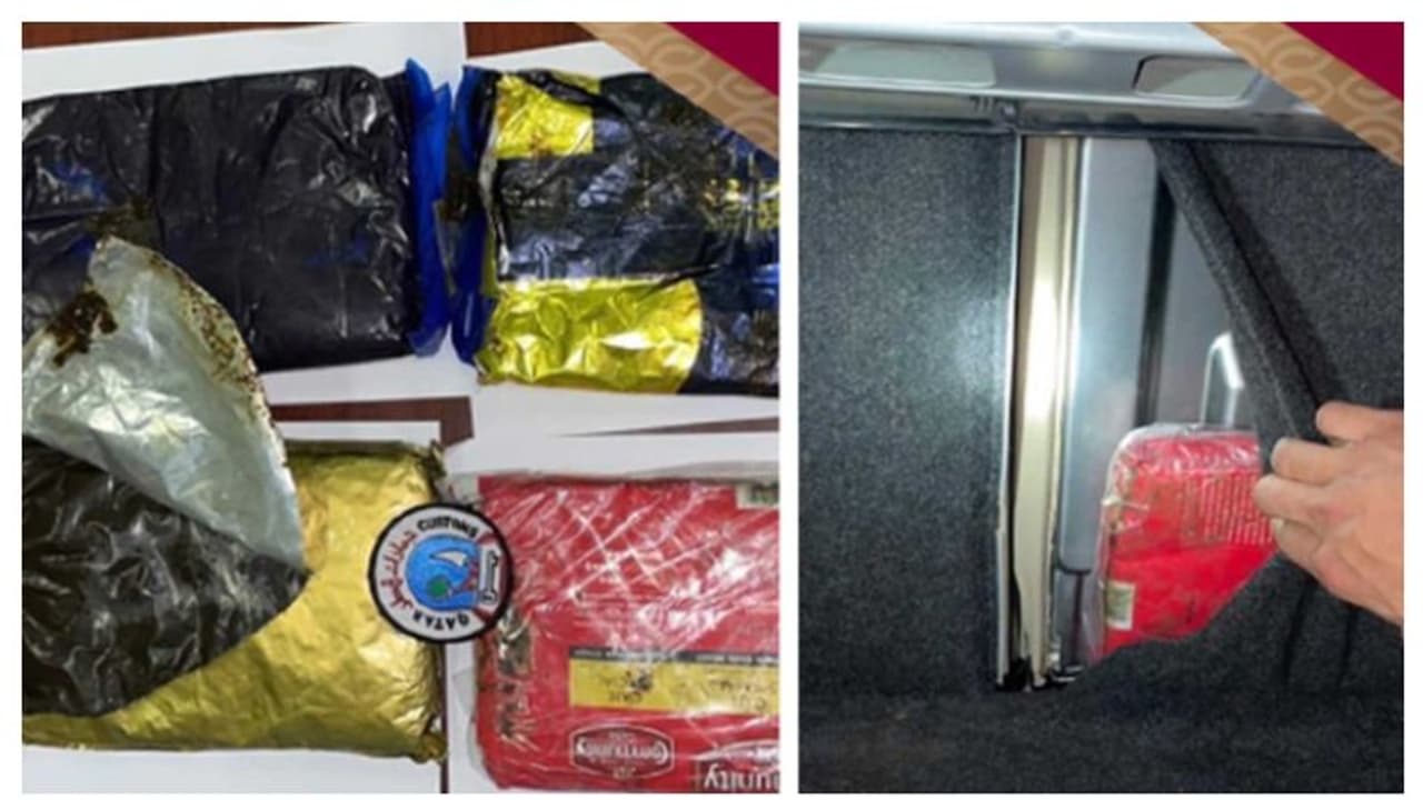 കാറിന്റെ പിന്‍ സീറ്റില്‍ ഹാഷിഷ്; 'കയ്യോടെ പിടികൂടി' കസ്റ്റംസ് 