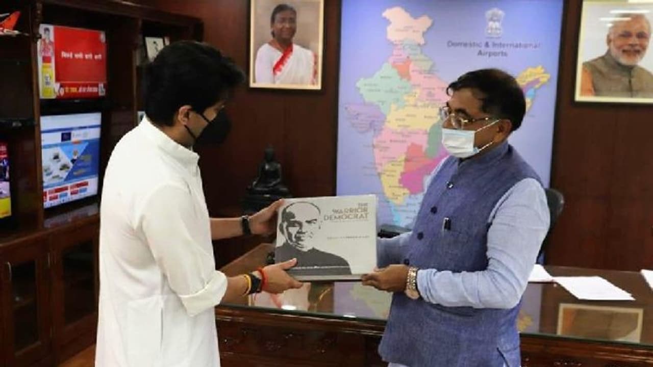 'The Warrior Democrat': Scindia praises Tarun Vijay's pictorial biography on Dr Syama Prasad Mookerjee