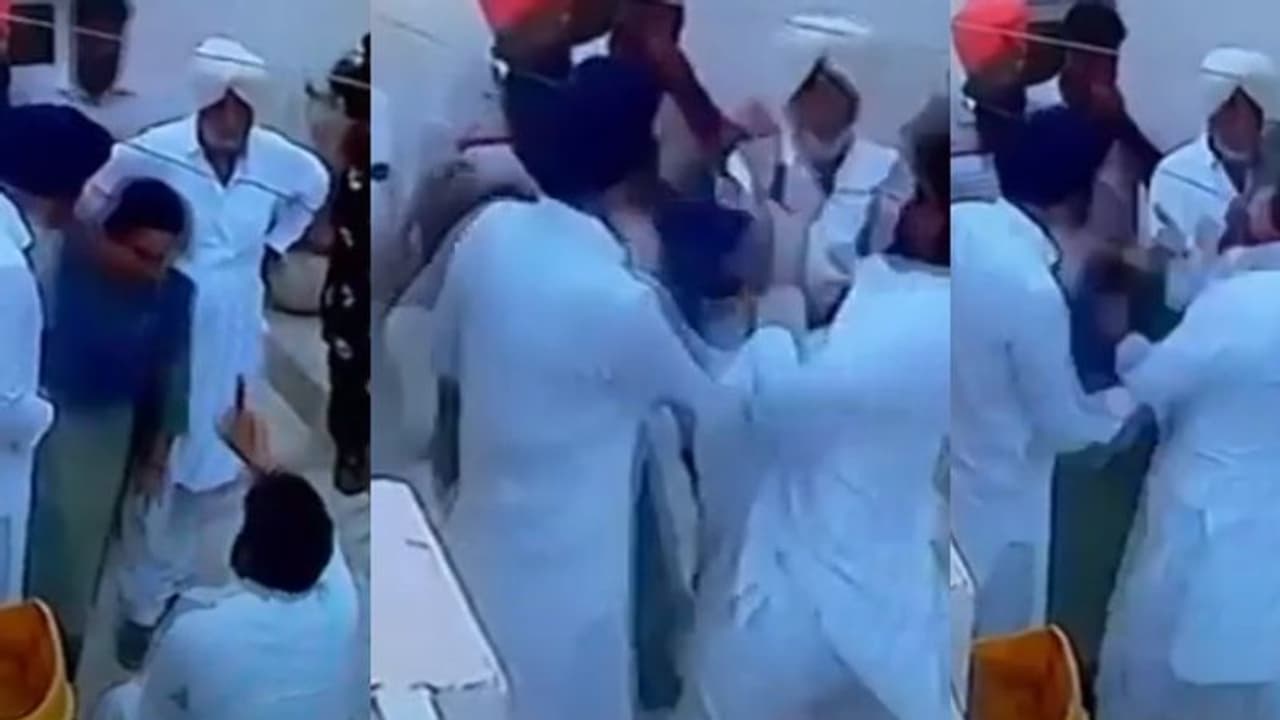 ആംആദ്മി എംഎൽഎയെ ഭർത്താവ് തല്ലുന്ന വീഡിയോ വൈറലായി