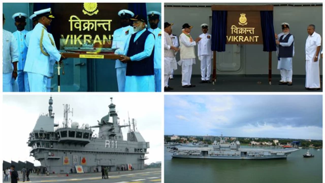  ഐഎന്‍എസ് വിക്രാന്ത്:'നാവിക സേനക്ക് കരുത്തും ആത്മ ധൈര്യവും കൂടി,വെല്ലുവിളികൾ നേരിടാൻ ഭാരതത്തിന് കഴിയും' മോദി