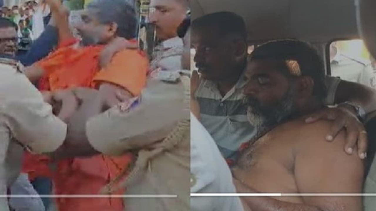 ಆತ್ಮಹತ್ಯೆಗೆ ಯತ್ನಿಸಿದ ಮುರುಘಾ ಶರಣರ ಶಿಷ್ಯ, ಚಿತ್ರದುರ್ಗ ಜಿಲ್ಲಾಸ್ಪತ್ರೆ ಬಳಿ ಹೈಡ್ರಾಮಾ