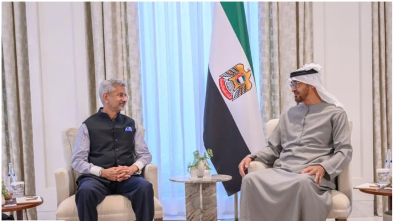 യുഎഇ പ്രസിഡന്‍റുമായി എസ് ജയ്ശങ്കര്‍ കൂടിക്കാഴ്ച നടത്തി