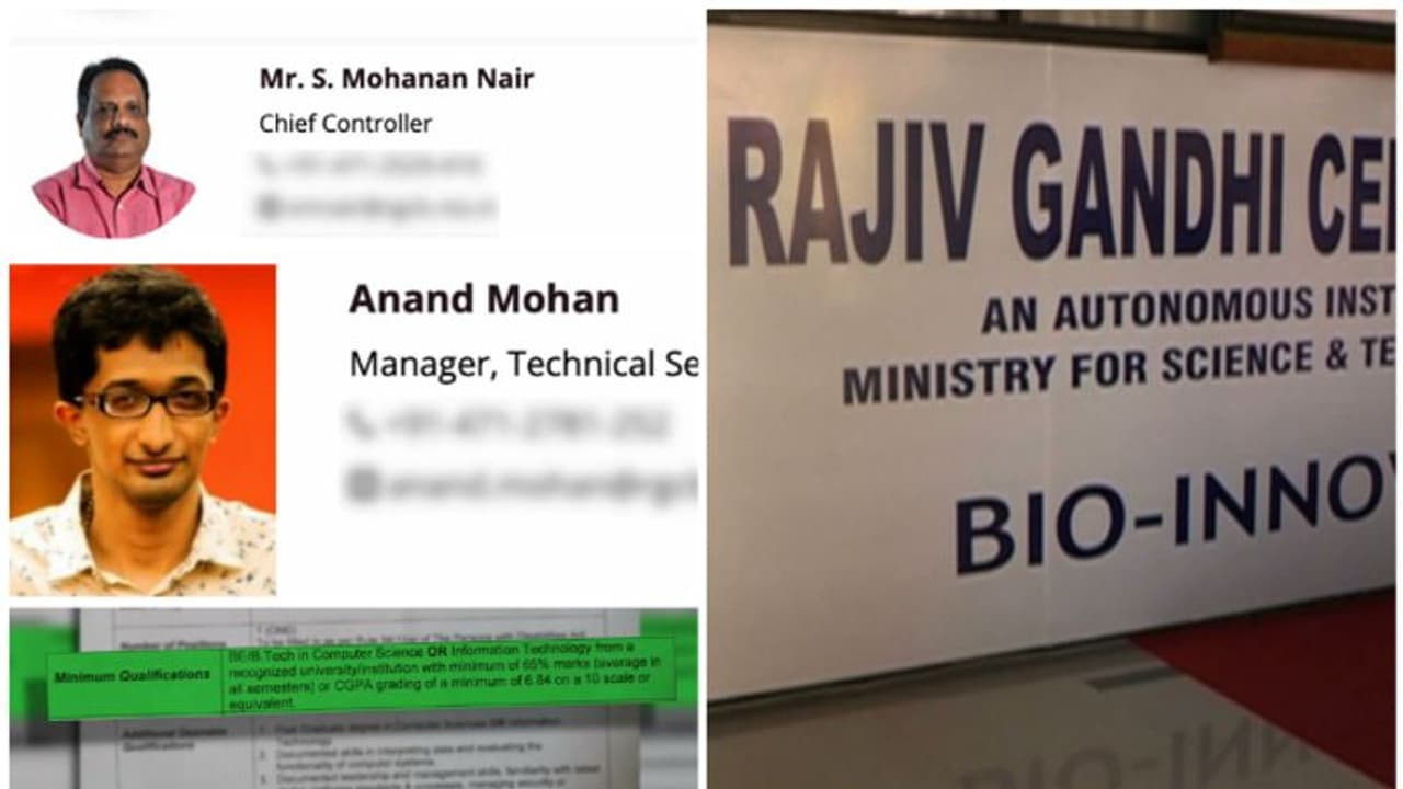 'വഴിവിട്ട് മക്കള്ക്ക് ജോലി'! ആർജിസിബിയിൽ ചീഫ് കൺട്രോളറുടെ മകനും നിയമനം, അടിമുടി ദുരൂഹത 'വഴിവിട്ട് മക്കള്ക്ക് ജോലി'! ആർജിസിബിയിൽ ചീഫ് കൺട്രോളറുടെ മകനും നിയമനം, അടിമുടി ദുരൂഹത