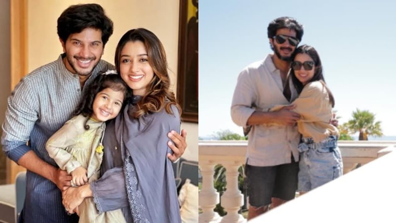 ‘എനിക്ക് പ്രായമാകുന്നു, നീ ഇപ്പോഴും അതുപോലെ'; അമാലിനെ ചേർത്തുപിടിച്ച് ദുൽഖർ