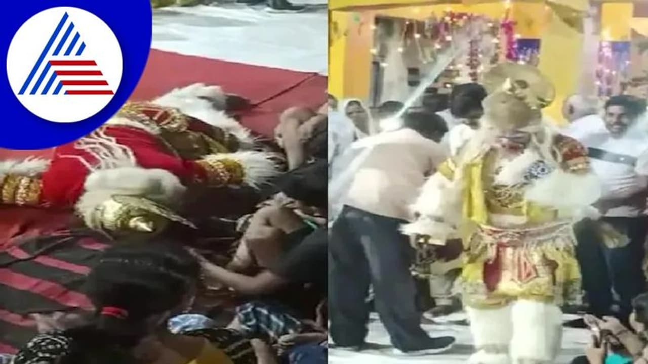 ಚಿರಂಜೀವಿ ಹನುಮನ ವೇಷ ತೊಟ್ಟ ಕಲಾವಿದ ವೇದಿಕೆಯಲ್ಲೇ ಚಿರನಿದ್ರೆಗೆ ಜಾರಿದ