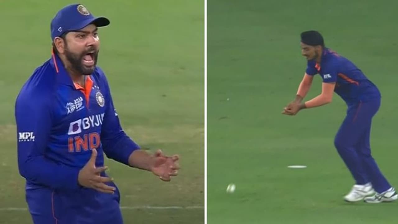 ആസിഫ് അവസരം നല്‍കി; അര്‍ഷദീപ് വിട്ടുകളഞ്ഞത് ഇന്ത്യയുടെ വിജയമെന്ന് രോഹിത്തിന്റെ മുഖം പറയും വീഡിയോ