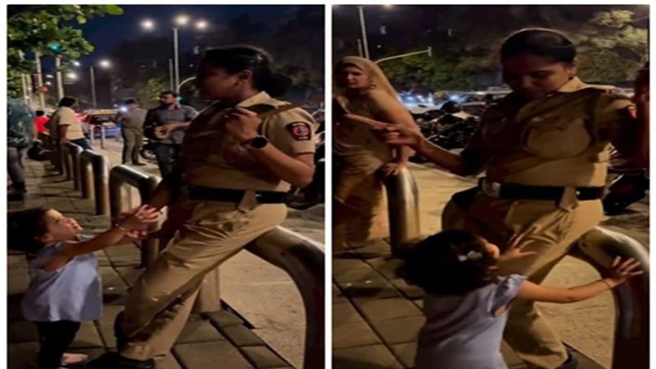 পুলিশের লাঠি দেখে বায়না খুদের! ভাইরাল ভিডিও দেখে শোরগোল নেটপাড়ায় 