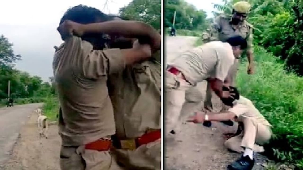 जालौन: नशे में धुत पुलिस वालों ने बीच सड़क किया हाई वोल्टेज ड्रामा, एक्शन में एसपी जालौन: नशे में धुत पुलिस वालों ने बीच सड़क किया हाई वोल्टेज ड्रामा, एक्शन में एसपी