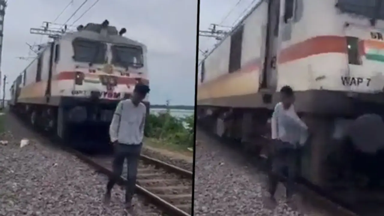 Telangana boy hit by a train while making Instagram reel