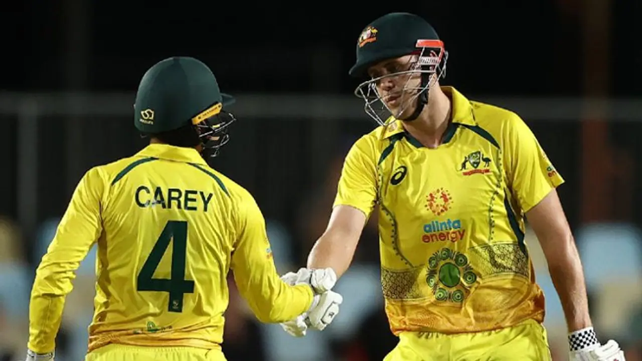 அலெக்ஸ் கேரி, கேமரூன் க்ரீன் அபார பேட்டிங்.. முதல் ODI யில் நியூசிலாந்தை வீழ்த்தி ஆஸ்திரேலியா வெற்றி அலெக்ஸ் கேரி, கேமரூன் க்ரீன் அபார பேட்டிங்.. முதல் ODI யில் நியூசிலாந்தை வீழ்த்தி ஆஸ்திரேலியா வெற்றி