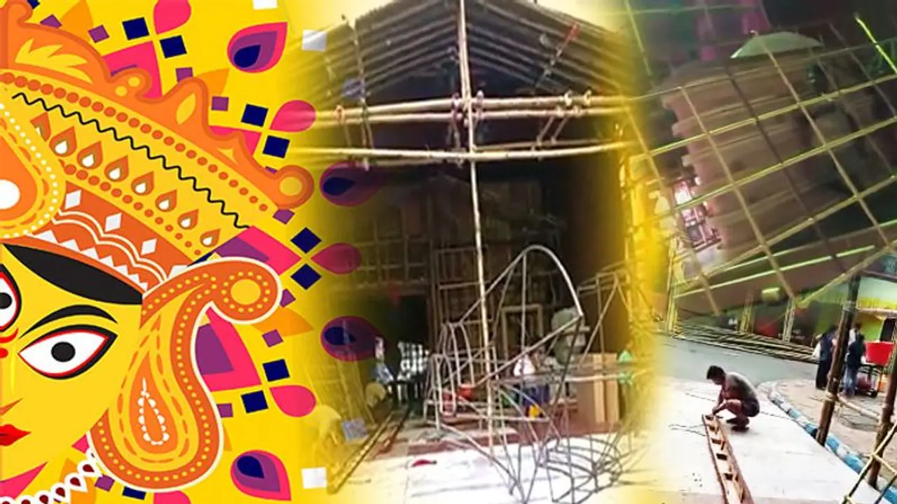 আলো আসুক আলোকশিল্পীদের জীবনে নয়া ভাবনায় পুজোর প্রস্তুতি ৬৪ পল্লীতে