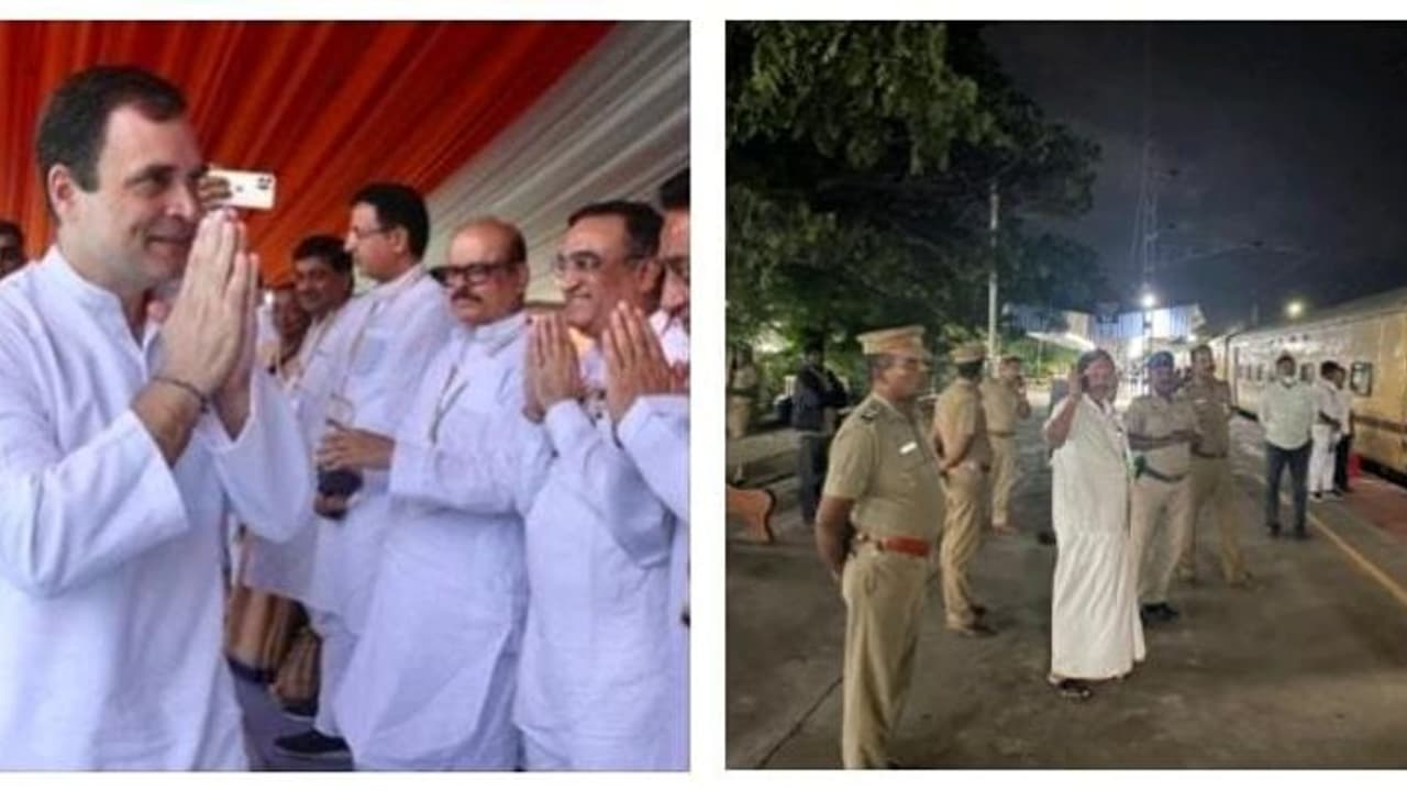 கோ பேக் ராகுல்... ரயிலில் தூங்கிய ஆர்ஜூன் சம்பத்...! நள்ளிரவில் தட்டி எழுப்பி கைது செய்த போலீஸ் கோ பேக் ராகுல்... ரயிலில் தூங்கிய ஆர்ஜூன் சம்பத்...! நள்ளிரவில் தட்டி எழுப்பி கைது செய்த போலீஸ்