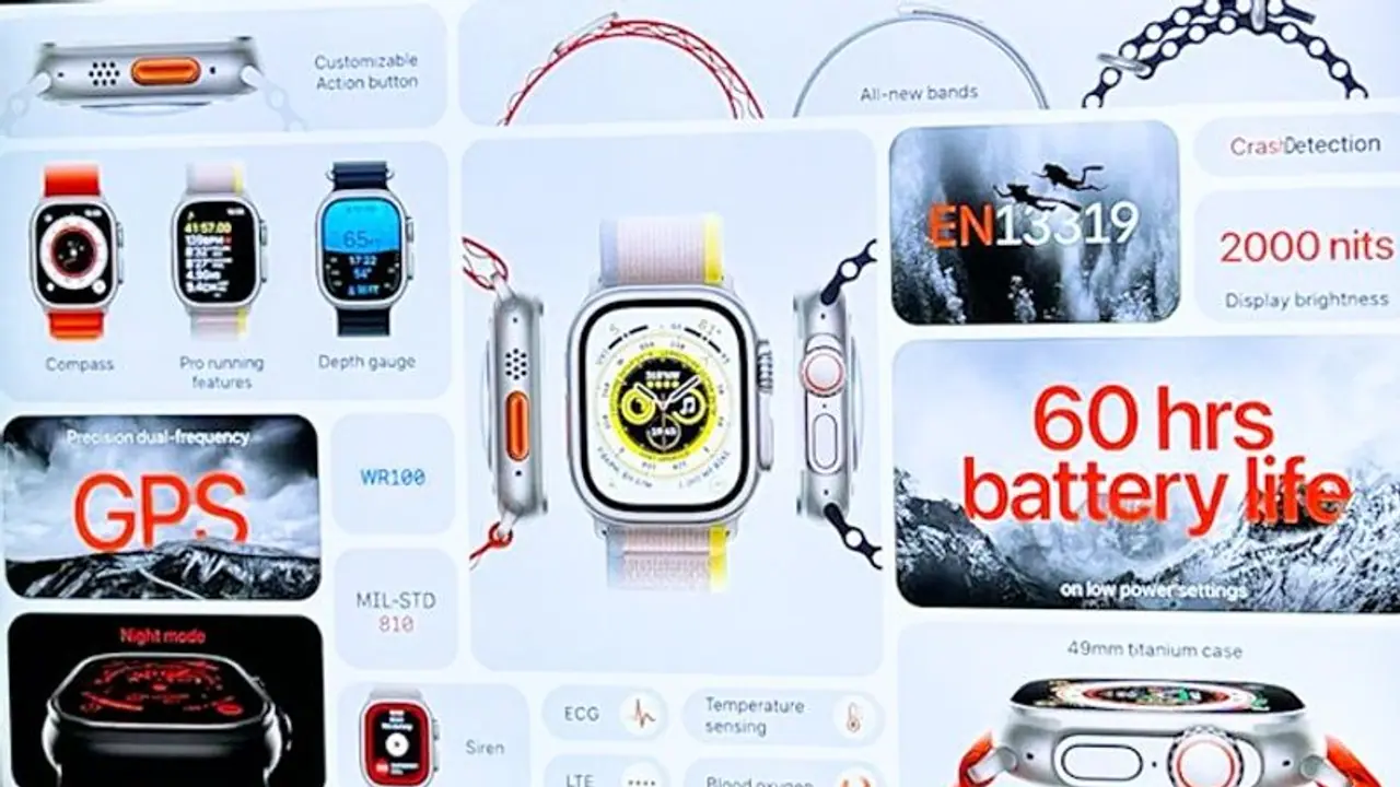 Apple Watch Ultra launched for athletes, priced at $799 with upto 60 hours battery life