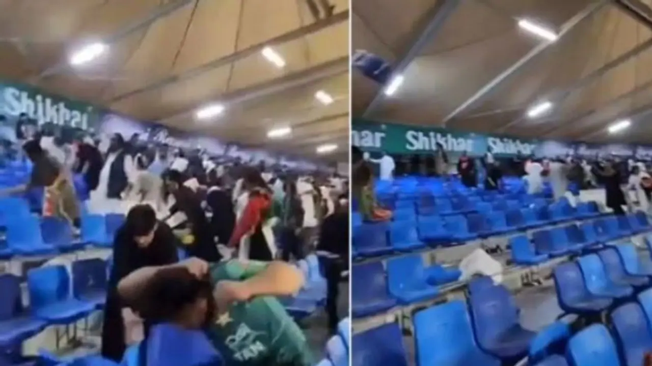 পাকিস্তান আফগানিস্তান ম্যাচের পরেই গ্যালারিতে সমর্থকদের হাতাহাতি, ছোঁড়া হল চেয়ার, জলের বোতল পাকিস্তান আফগানিস্তান ম্যাচের পরেই গ্যালারিতে সমর্থকদের হাতাহাতি, ছোঁড়া হল চেয়ার, জলের বোতল