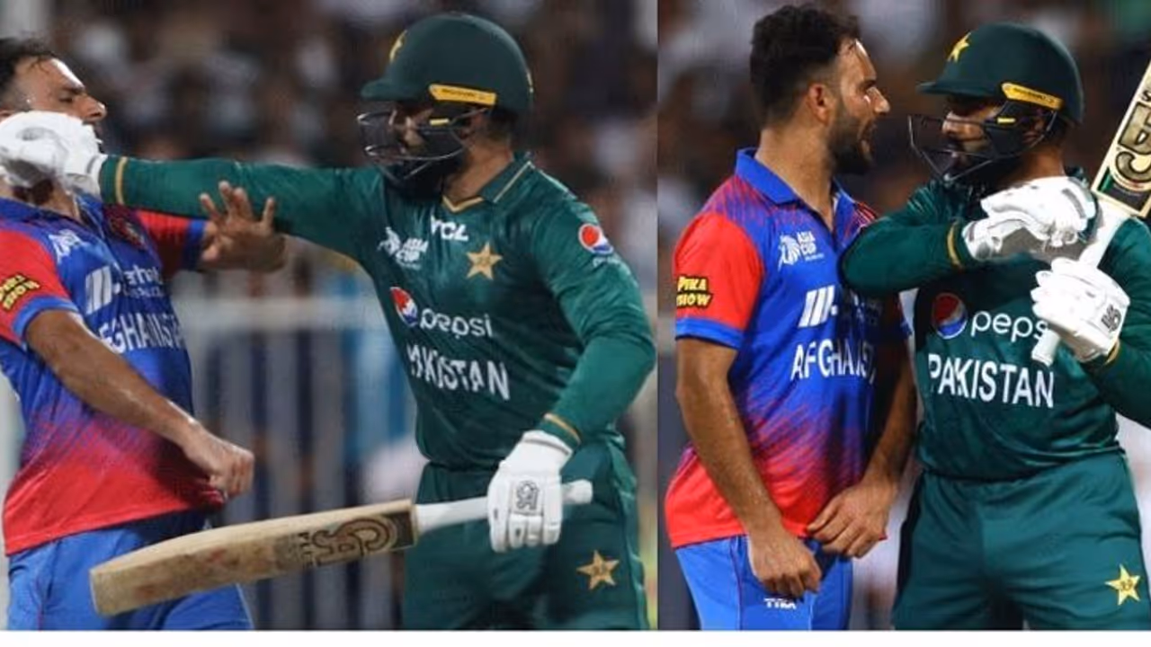 Asia Cup: आउट होने के बाद हाथापाई पर उतरा पाकिस्तानी बल्लेबाज, बैट लेकर अफगान खिलाड़ी को मारने दौड़ा