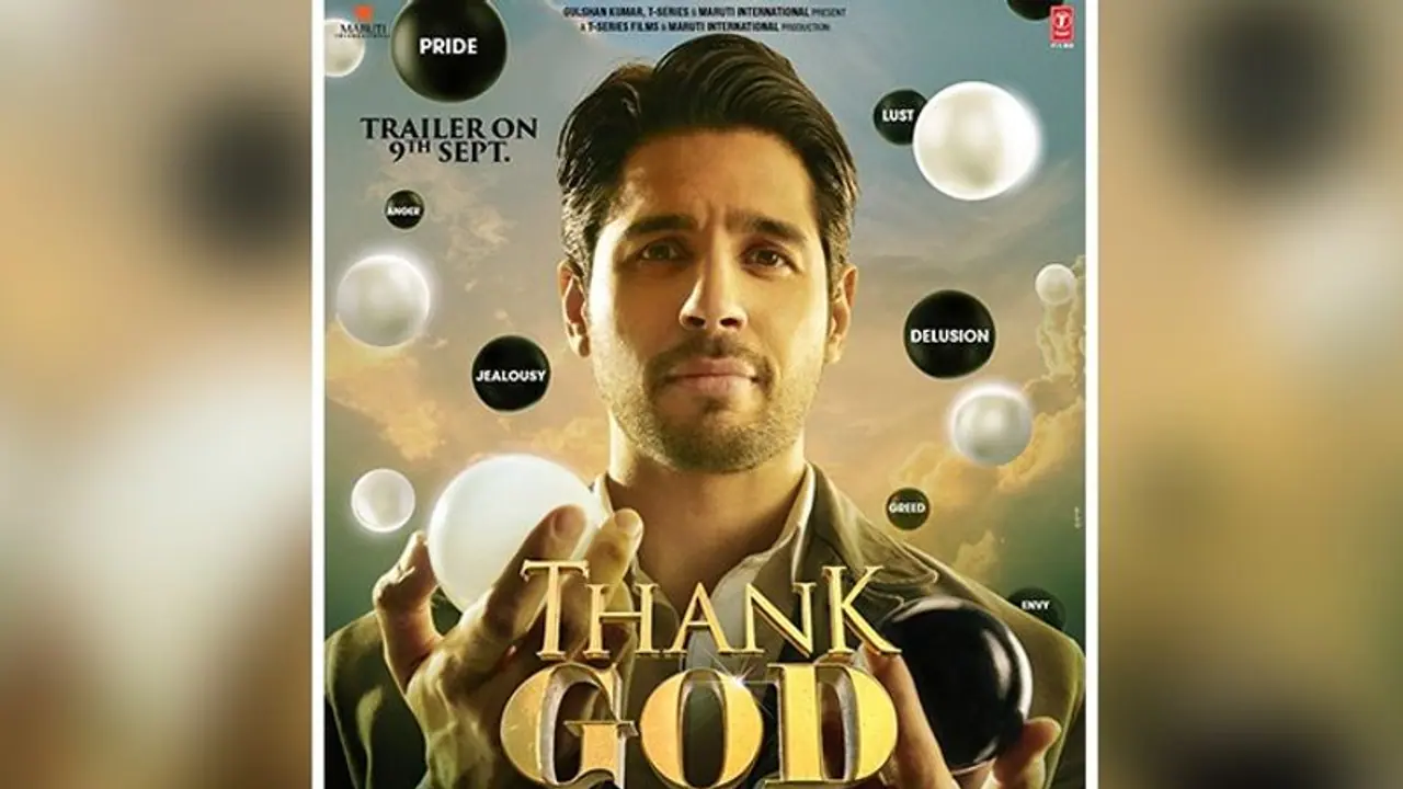 Sidharth Malhotra’s first look from ‘Thank God’ revealed; trailer to drop on Friday