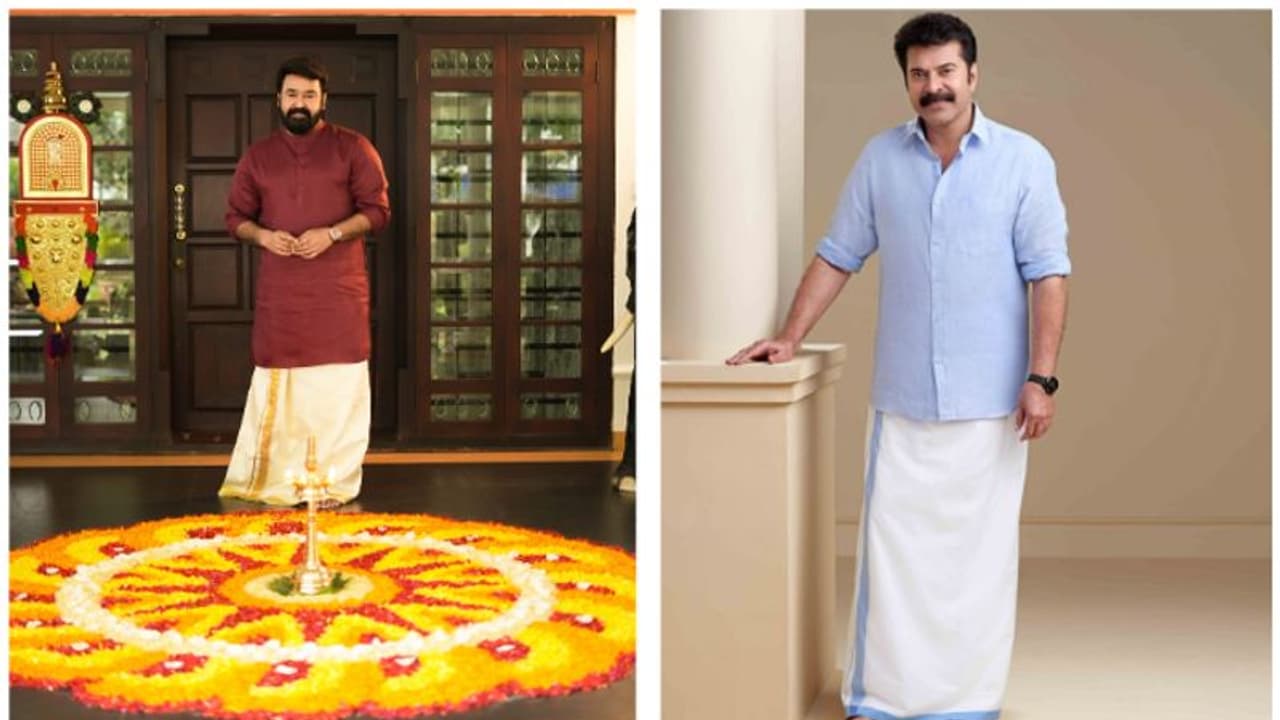'എല്ലാവര്‍ക്കും തിരുവോണാശംസകൾ' നേർന്ന് പ്രിയതാരങ്ങളായ മമ്മൂട്ടിയും മോഹൻലാലും